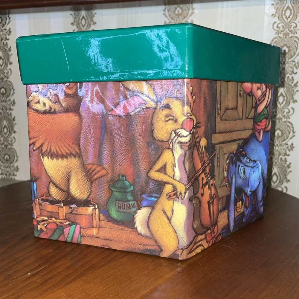 VTG Boxed Disney Winnie the‎ Pooh Season of Song | Set of 14 Ornaments Decoupage